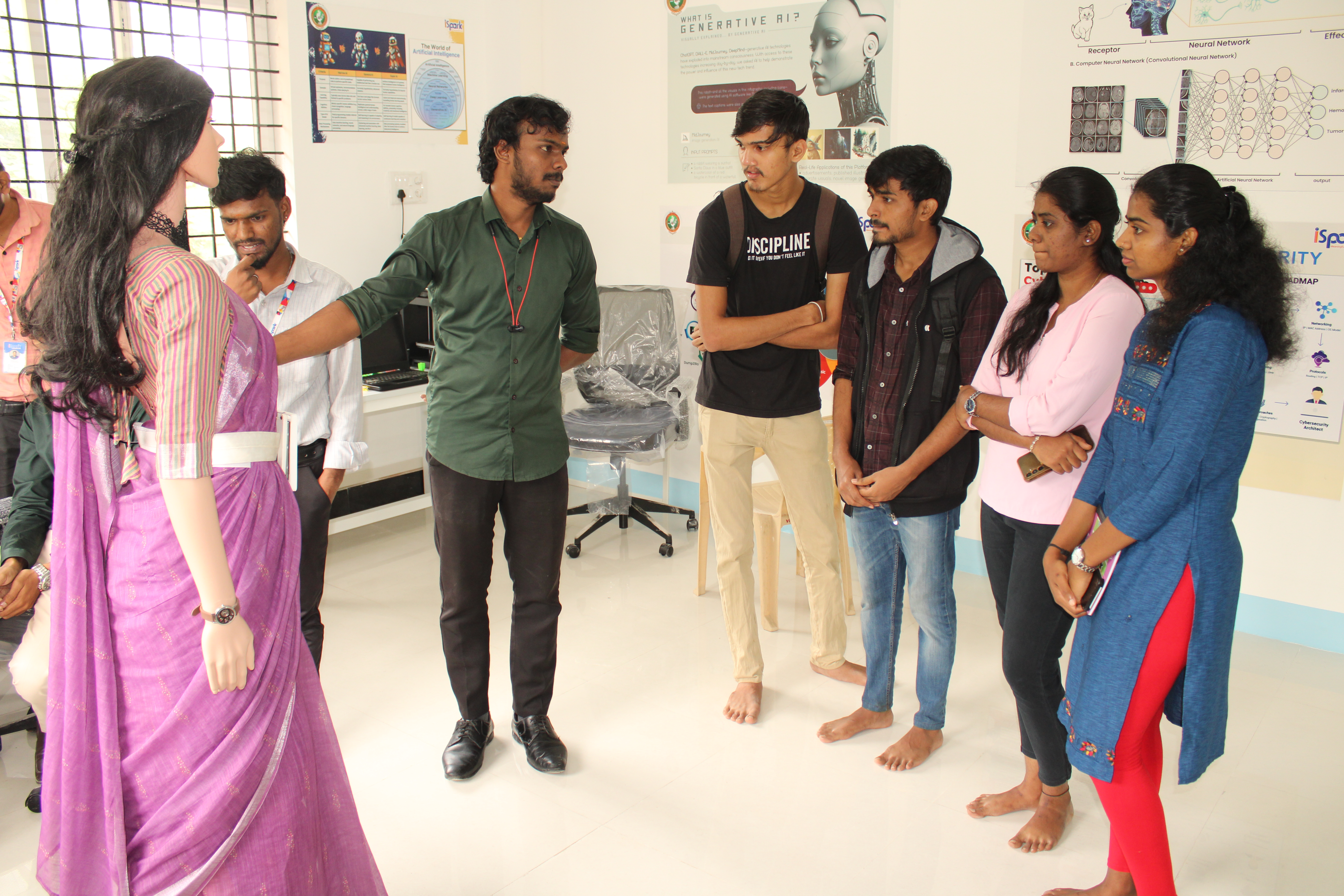 Tamil Nadu's First Humanoid AI Teaching Robot - iSmart 4